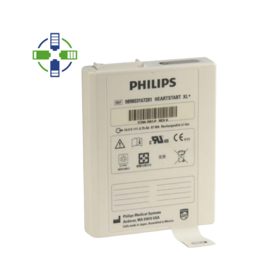 BATERÍA PARA DESFIBRILADOR PHILIPS HEARTHSTART XL +